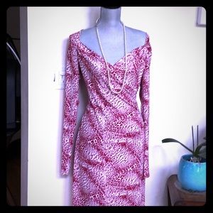 Kamali Kouture red and white dress